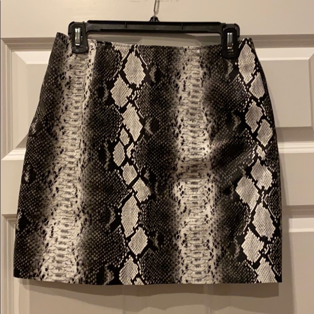 Snakeskin skirt